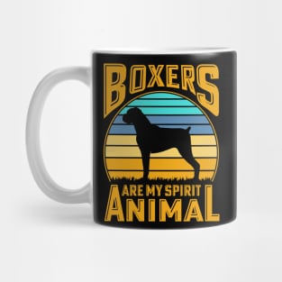 Boxers are my spirit animal Mug